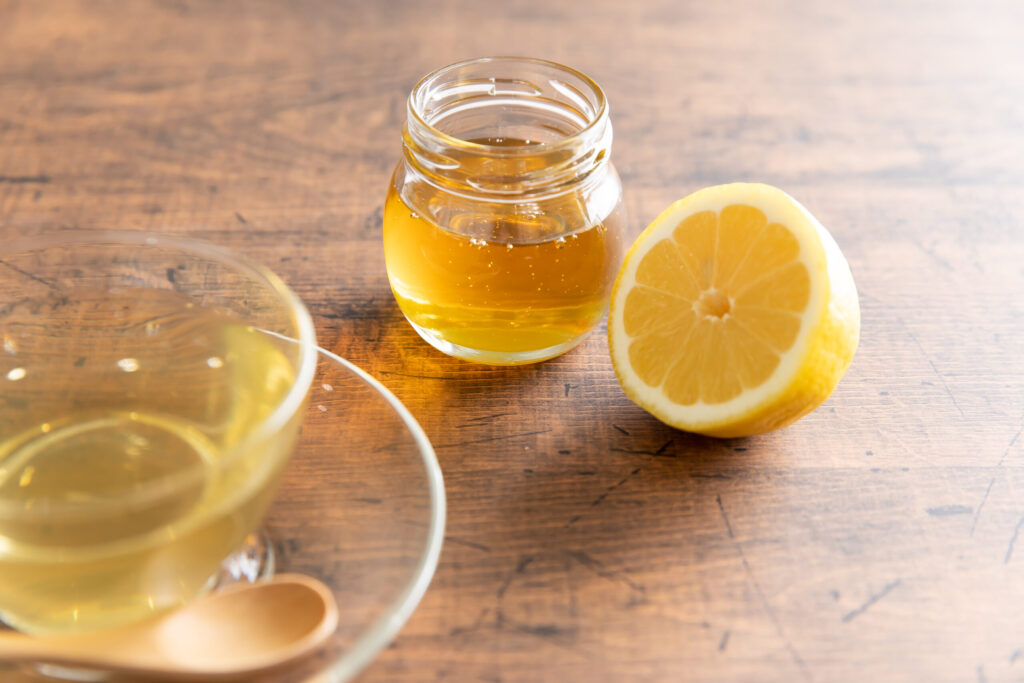 はちみつレモンのドリンク
